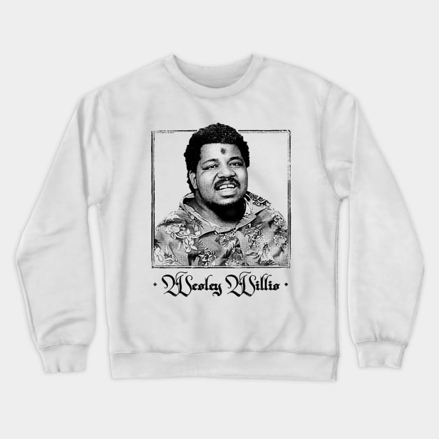 Wesley Willis / Original Retro Style Design Crewneck Sweatshirt by DankFutura